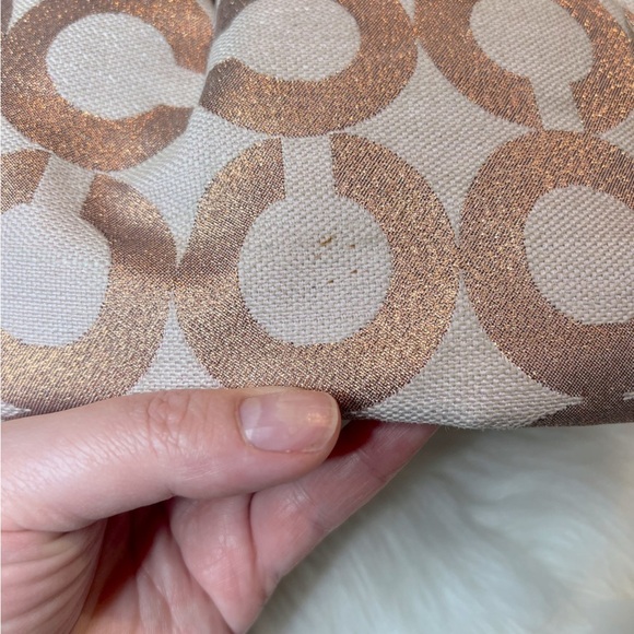 Coach Ashley Op Art Metallic Crossbody Bag - Picture 6 of 11